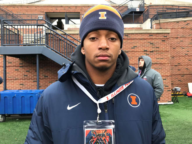 Meadors took two visits to Illinois during the football season. 
