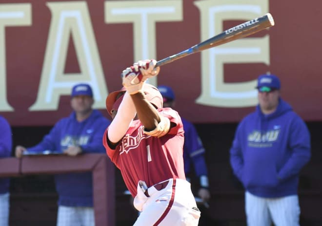 FSU Baseball on X: James Tibbs wins it! RBI single through the