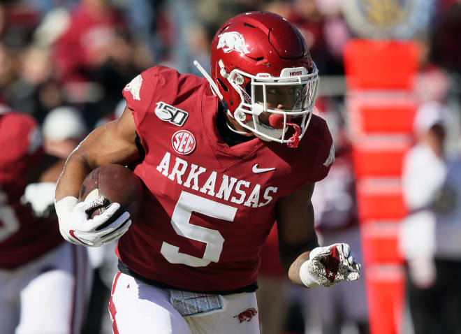 Arkansas running back Rakeem Boyd will lead the Hogs into battle in Death Valley.