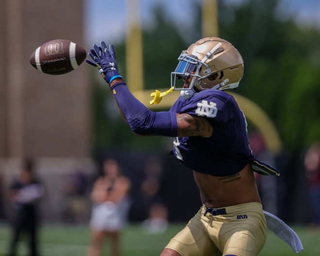 Notre Dame wide receiver Joe Wilkins Jr. will look to play his final season of college football elsewhere.