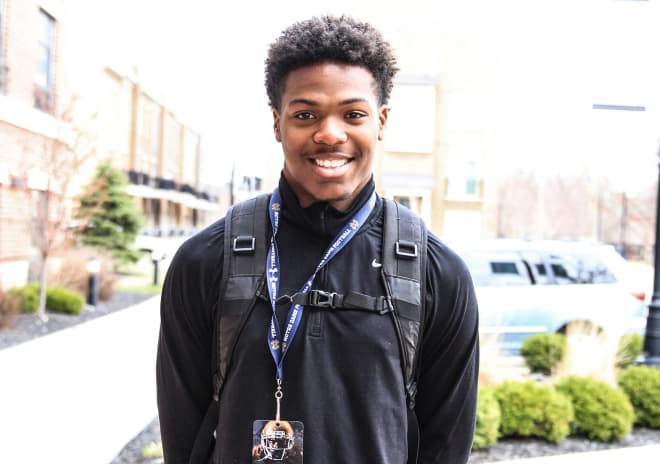 Graham visited Notre Dame the week of March 21 for the Irish’s Junior Day.