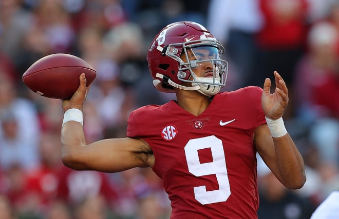 Bryce Young Alabama Crimson Tide QB Signed Football Carolina -    Singapore