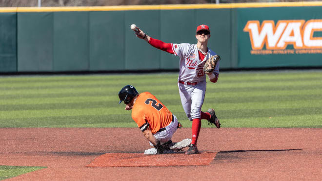 Core Jackson led the way at the plate for Nebraska with two hits. (Nebraska Athletic Communications)