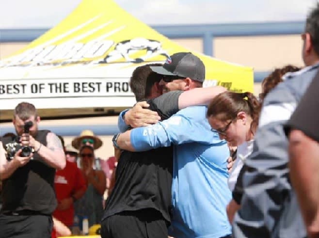 Chad Little (right) changed Drew's football path when he suggested his son take up long snapping.