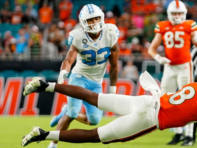 UNC linebacker Gray leads the ACC in tackles through six games with 68. 