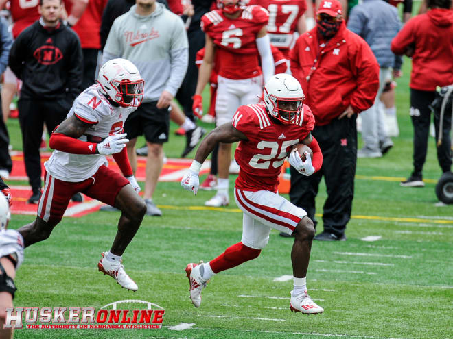 Back-up Nebraska running back Ronald Thompkins has entered the NCAA transfer portal. 