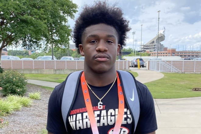 Alston spent much of the day Wednesday in Auburn for an unofficial visit.