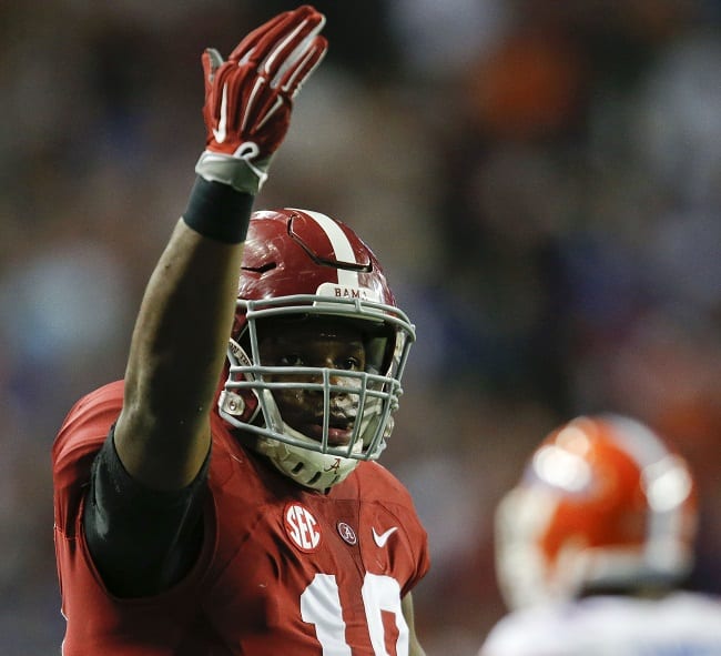Linebacker Reggie Ragland will play outside linebacker to show his speed, rush ability and coverage skills at this week's Senior Bowl in Mobile.