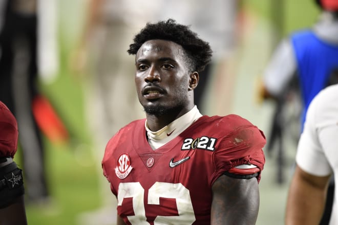 Dylan Moses played through torn meniscus at Alabama last season