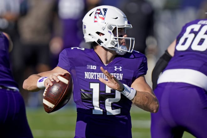 Northwestern quarterback Peyton Ramsey.