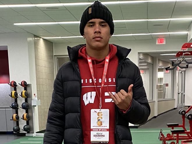 Junior wide receiver Trech Kekahuna was offered by Wisconsin on Monday. 