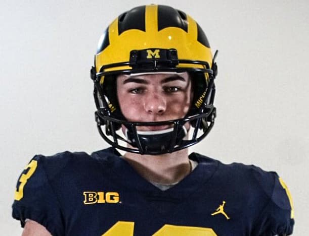 Kicker Jake Moody is now a scholarship player at Michigan.
