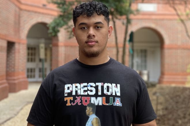 Preston Taumua took his official visit to Auburn over the weekend.