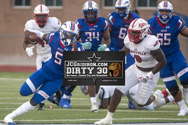 (photo C/O bluedragonsports.com) Chidi Ogbonna led Hutch had a big win over Coffeyville on Friday (33-10) 