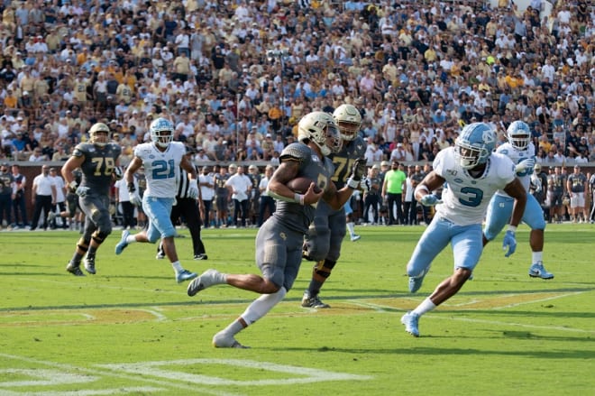 UNC's first game in October last season was at Georgia Tech, its sixth contest of the campaign.