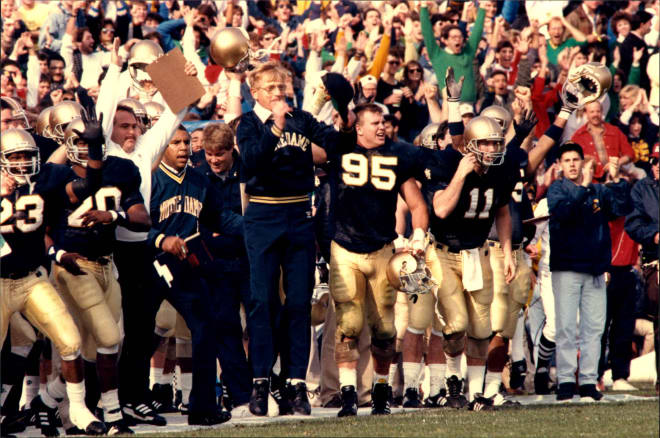 Holtz's glory years were from 1988-93, when he was 64-9-1, 5-1 in major bowls and 17-4-1 against top 10 teams.