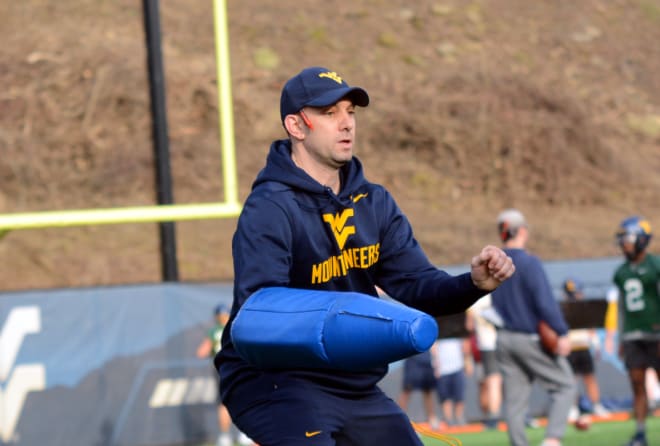 Koonz is in charge of the West Virginia Mountaineers football team's special teams units. 