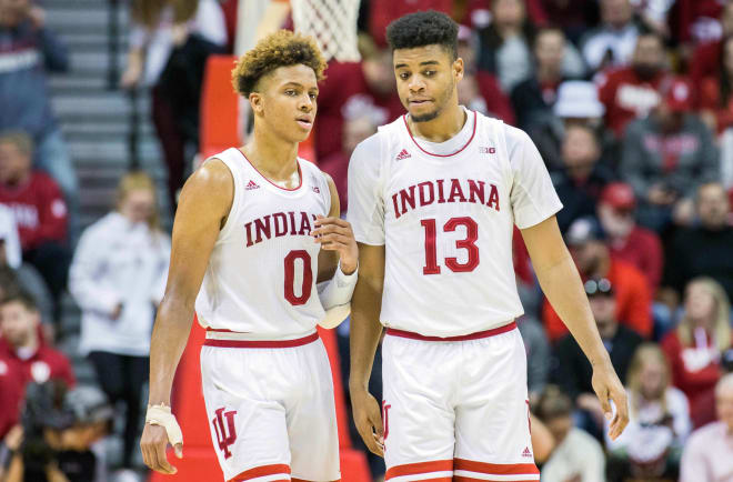Romeo Langford (left) received an NBA Draft Combine invitation, while Juwan Morgan (right) did not.