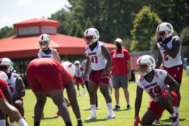 NC State Wolfpack football fall camp