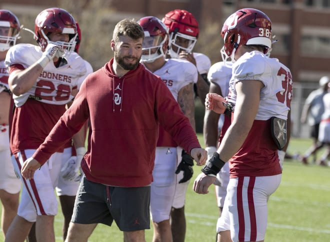 Skalski is learning the coaching ropes as a graduate assistant this spring