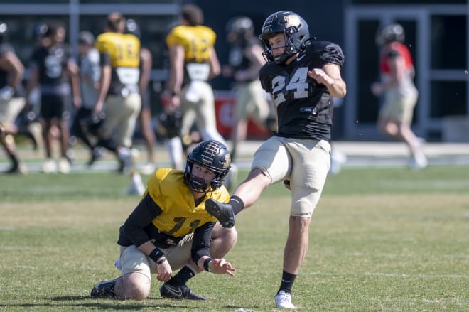 Mitchell Fineran is back to reprise his role as one of the Big Ten's best kickers.