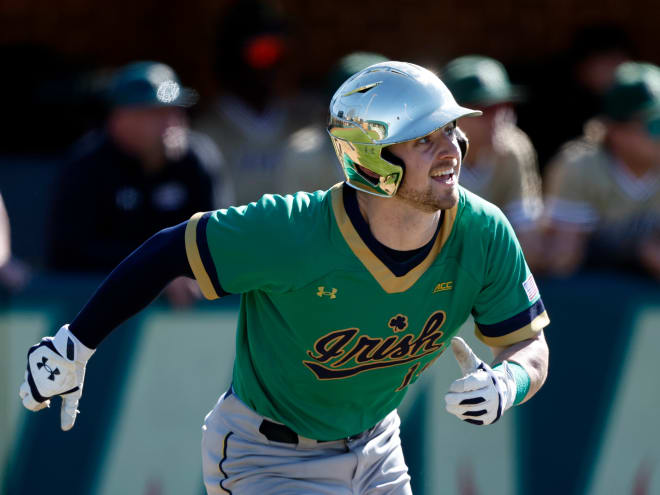 notre dame green baseball jersey