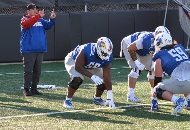 Agpalsa believes in cross-training the OL, but wants them to be comfortable at a position