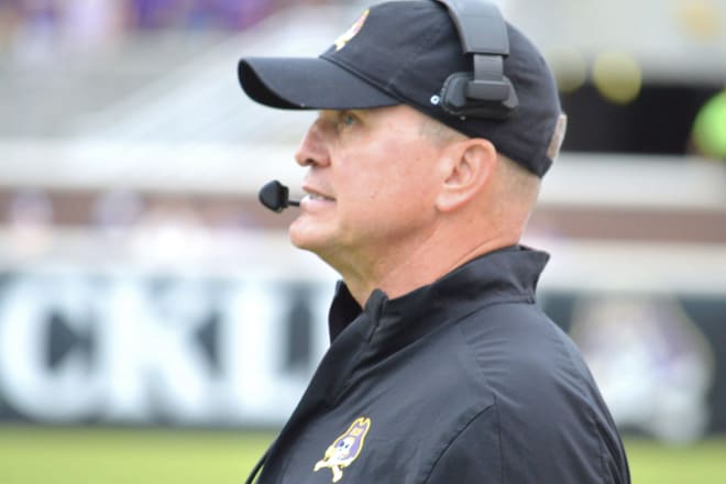 Mike Houston and ECU put in a solid Thursday workout in preparation for Friday's scrimmage.