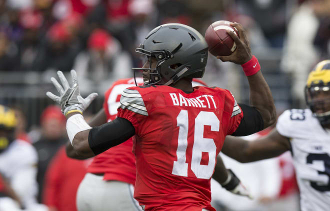 J.T. Barrett is trying to find his form from the 2014 season