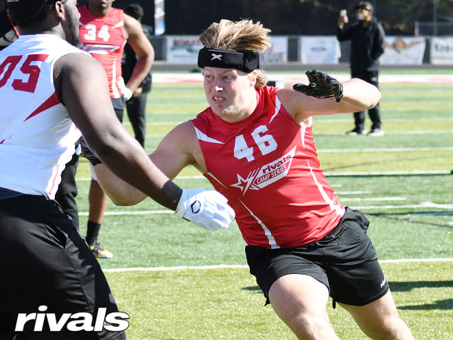North Carolina defensive end Beau Atkinson holds a Michigan Wolverines football recruiitng offer. 