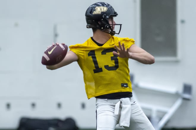 Jack Plummer is Purdue's most experienced option at quarterback. Will he get the start Saturday?