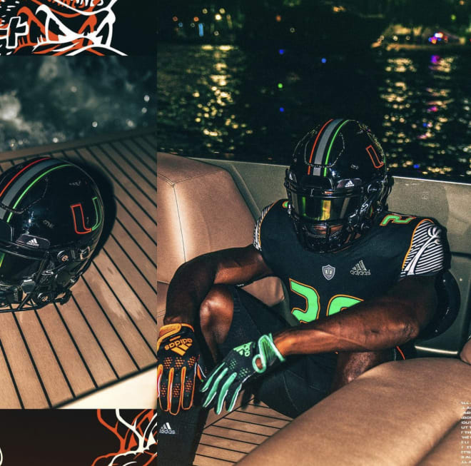 Miami Hurricanes Unveil Latest “Miami Nights” Alternate Uniform