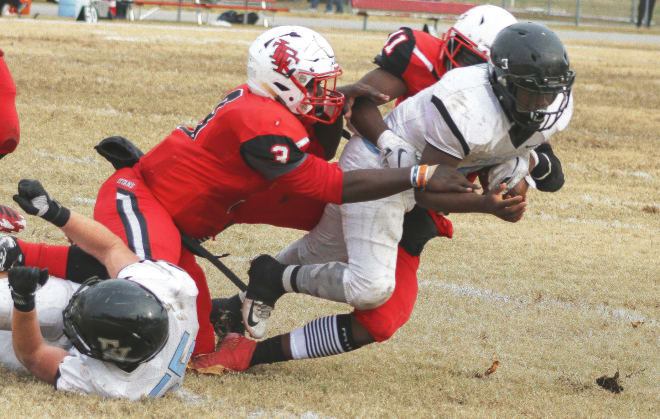 Lake Taylor's defense stopped Eastern View on 15 of the 18 opportunities they had on third and fourth down