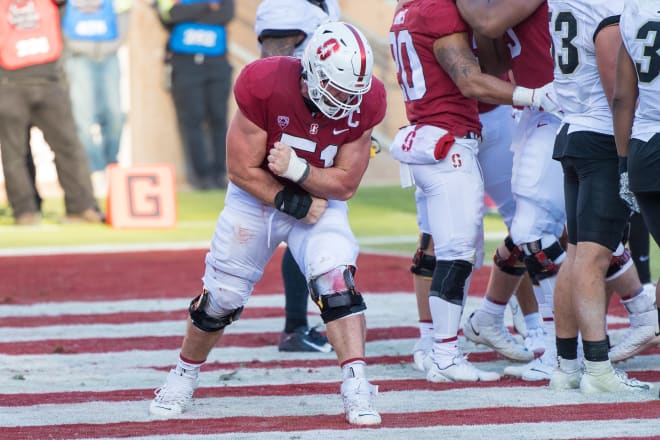 Center and senior captain Drew Dalman announced Tuesday that he will enter the NFL.