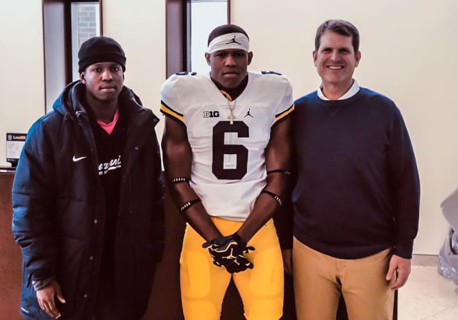 Four-star outside linebacker Otis Reese remains verbally committed to Michigan after a weekend official visit.