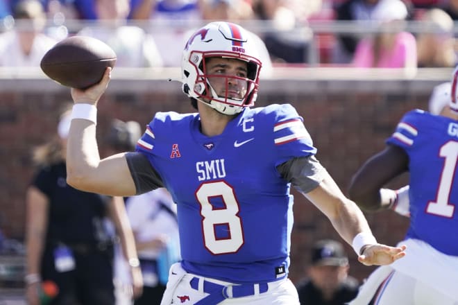 Former SMU quarterback Tanner Mordecai hoping to lead new regime at Wisconsin (USA Today Sports)