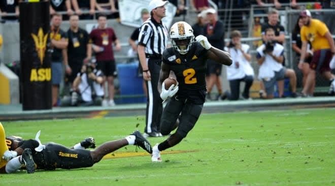 September 9, 2011: The Arizona State Blackout uniform before an