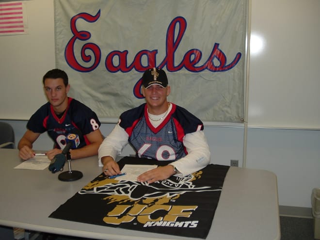 Dominic Ignelzi at his signing day ceremony in 2004.