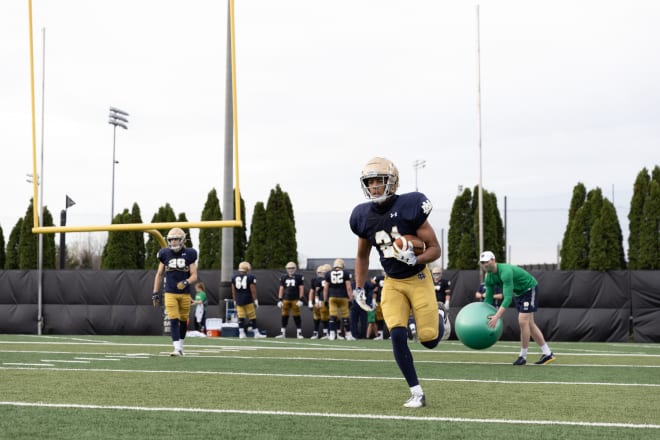 Notre Dame Fighting Irish football freshman wide receiver Lorenzo Styles Jr.