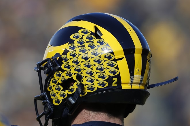 Michigan football helmet