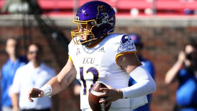 Holton Ahlers and ECU proved to be little match for 7th ranked Cincinnati Friday night at Nippert Stadium