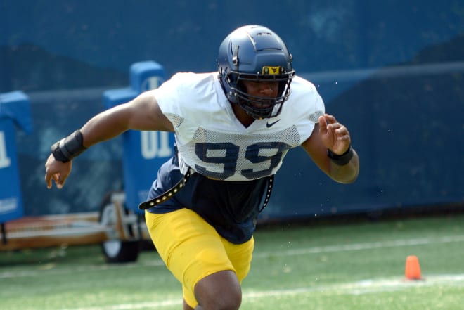 Middleton has started to carve out a role with the West Virginia Mountaineers football program.