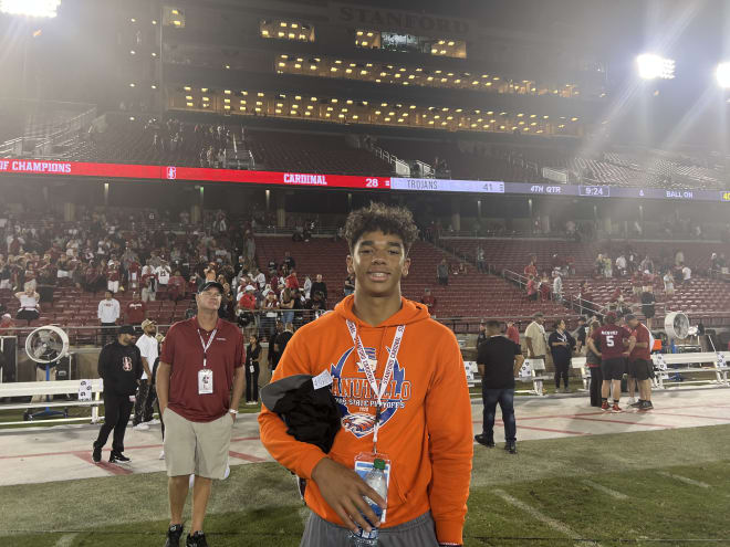 LJ Martin had a good time visiting for the USC game last weekend. 