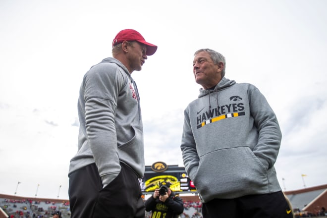 Nebraska and Iowa will kickoff at 3 pm on FOX. 