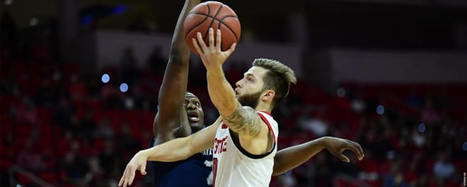 Sophomore guard Braxton Beverly had 10 points in the victory Tuesday night. 