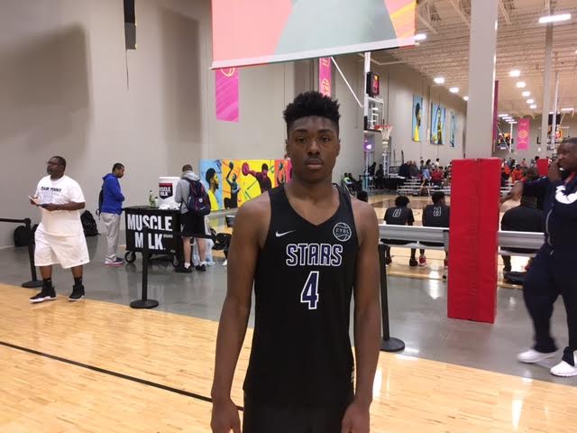 THI's Rob Jones caught up with 4-star 2018 forward Jairus Hamilton at the Nike EYBL event in Indianapolis