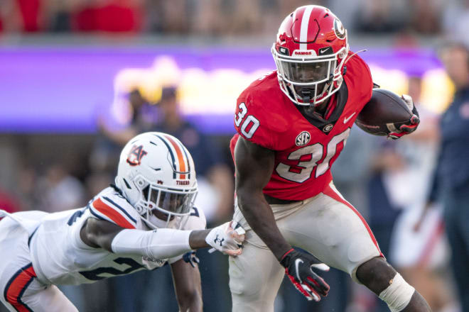 Kirby Smart feels 'good' about running backs Daijun Edwards and