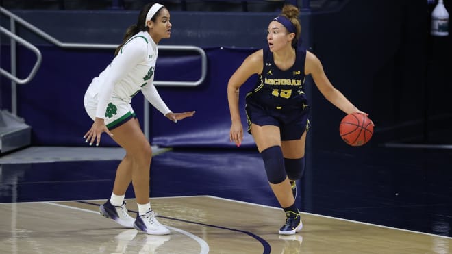 Notre Dame sophomore guard Anaya Peoples