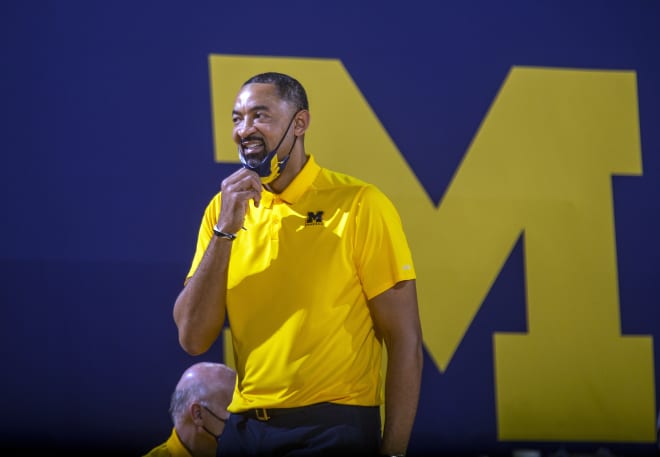 Michigan Wolverines basketball coach Juwan Howard led U-M to a Big Ten title in year two.