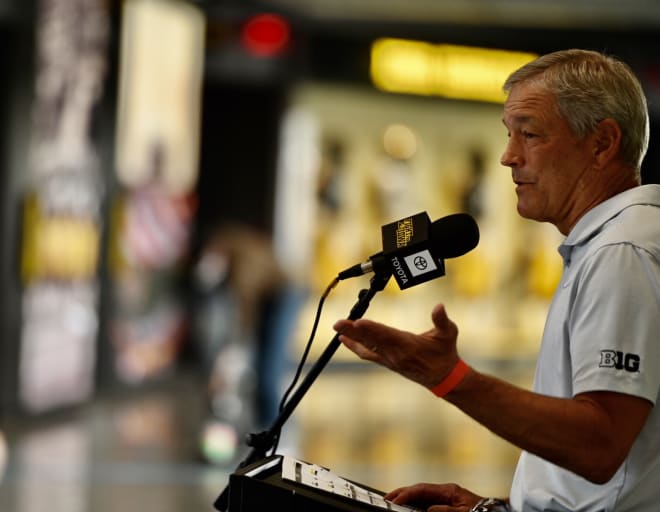 KIrk Ferentz discussed Iowa's win over Minnesota.